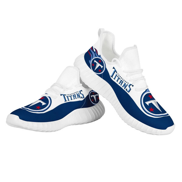 Women's Tennessee Titans Mesh Knit Sneakers/Shoes 001